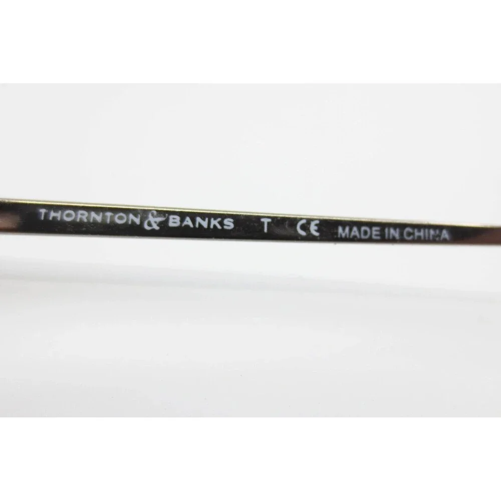 Thornton & Banks TB 206 Light Brown Rectangular Eyeglass Frames 52-18-135